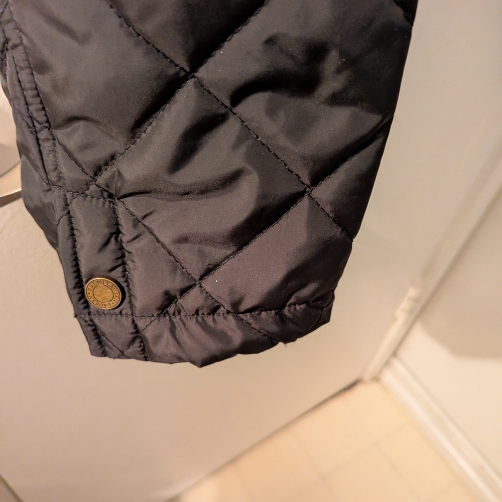 LAUREN Ralph Lauren Quilted Jacket with Gold Buttons | XL - Picture 6 of 9
